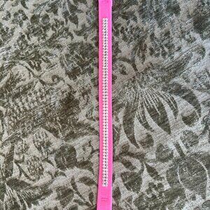 Susan Lanci 2-Row Rhinestone Giltmore Perfect Fit Dog Collar Size 10